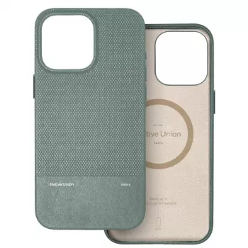 Native Union (RE)Classic Case, skirtas iPhone 16 Pro Max su MagSafe – šiferio žalia