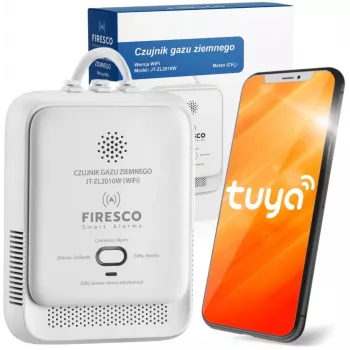 Gamtinių dujų jutiklis Firesco JT-ZL2010W WiFi Tuya Smart Life
