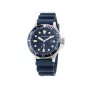 Nautica Coral Bay Vyriškas Nardymo Laikrodis NAPCBS304 43mm Mėlyna Silikoninė Juosta