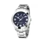NAUTICA vyriškas NAPPBF201 kvarcinis analoginis laikrodis su mėlynu ciferblatu ir mėlyna silikonine juosta, 42 mm