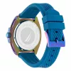Nautica Men's Porthole Chronograph Quartz Watch NAPTCF201 44mm Blue Dial Silicone Strap