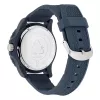 Nautica vyriškas kvarcinis chronografinis laikrodis NAPFWS302 45mm mėlynu ciferblatu ir silikoniniu dirželiu