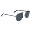 NAUTICA N4642SP-030 Vyriški poliarizuoti stačiakampiai akiniai nuo saulės matinė juoda 54mm