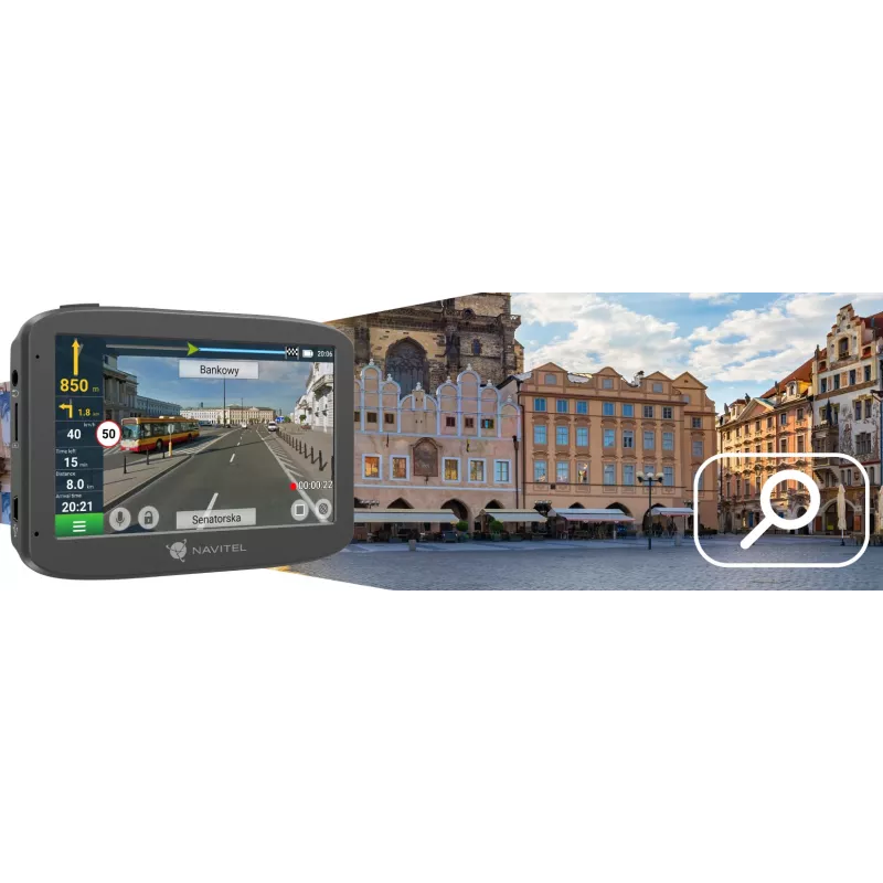 Navitel RE 5 DUAL Dviejų kanalų vaizdo registratorius Full HD 1080p 2,35 inch IPS