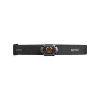 NEBO Mycro 400 Lumen įkraunamas LED priekinis žibintas su segtuku ir magnetiniu pagrindu, juodas