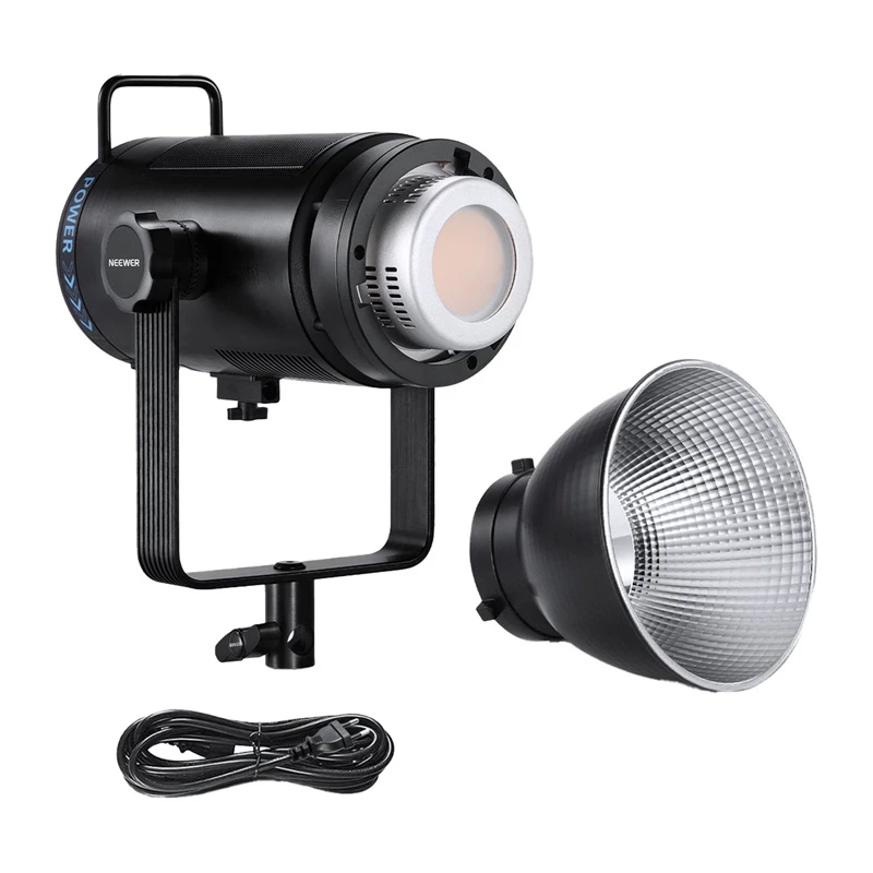 Neewer CB200C 200W RGB LED Video Light, 2500K-10000K, CRI/TLCI ≥97, Bowens Mount, App & DMX Control