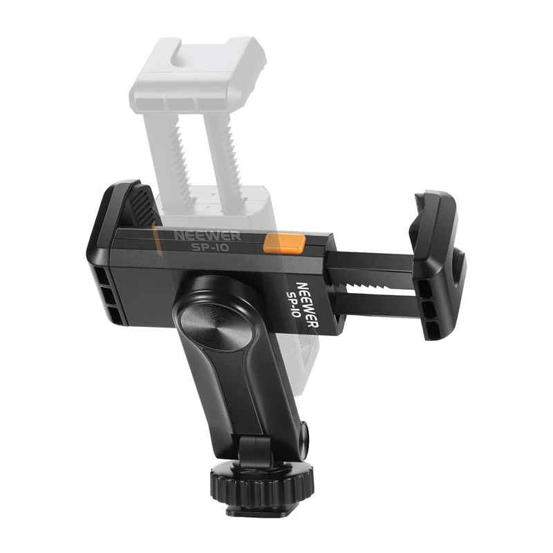 NEEWER SP-10 Tripod Phone Holder su 1/4 inch sriegiu