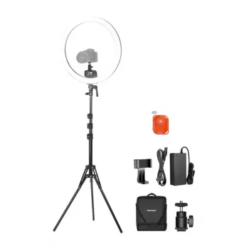 NEEWER SRP18C 17 cm Selfie rinkinys su apvalia LED lempute telefonui