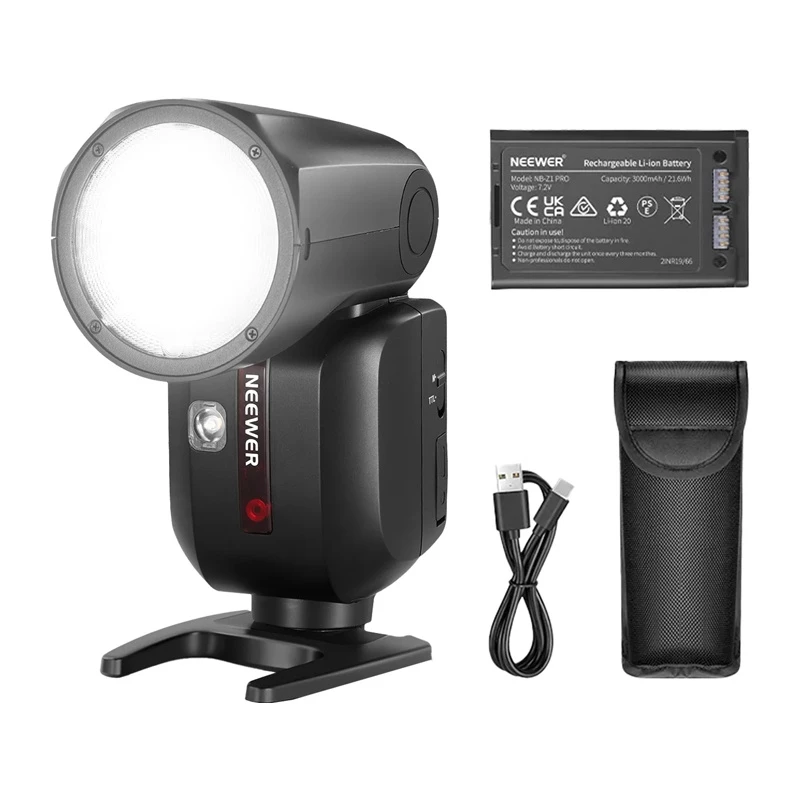 Neewer Z2PRO-N TTL Round Head Flash Speedlite, skirta Nikon