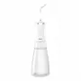 NENO Pulsar White nešiojamas dantų irigatorius su 300 ml talpa, 3 slėgio režimais, USB-C įkrovimu, IPX7 vandeniui atsparus, 4 antgaliai
