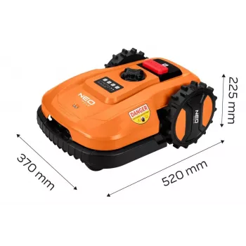 NEO Tools 04-621 40V belaidė vejapjovė su 40L žolės surinkimo dėže ir mulčiavimo funkcija