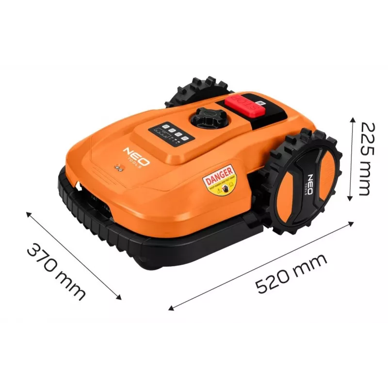 NEO Tools 04-621 40V belaidė vejapjovė su 40L žolės surinkimo dėže ir mulčiavimo funkcija
