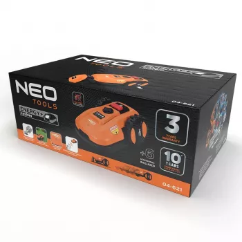 NEO Tools 04-621 40V belaidė vejapjovė su 40L žolės surinkimo dėže ir mulčiavimo funkcija