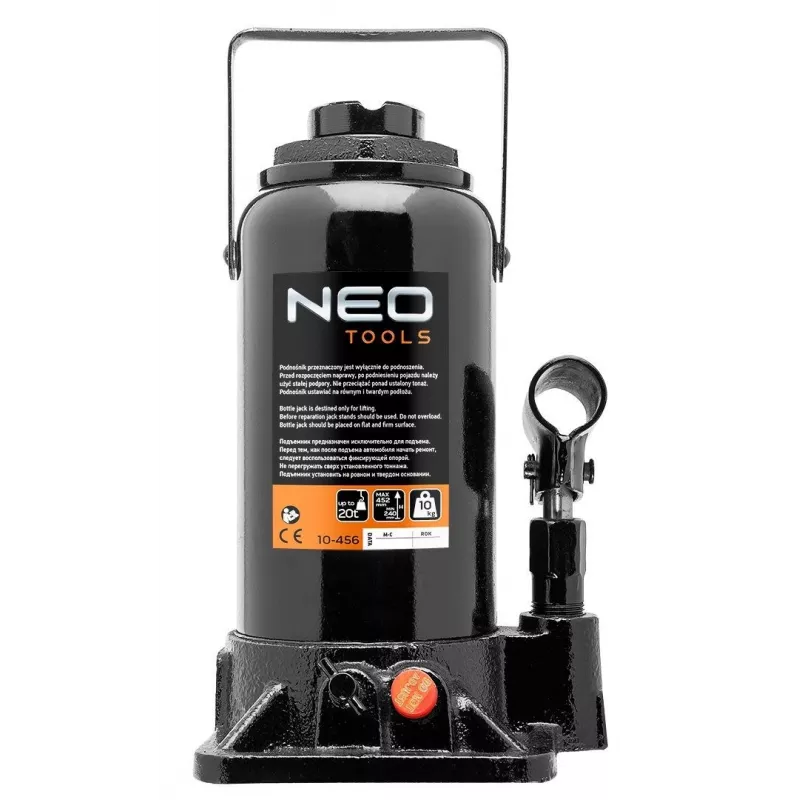NEO TOOLS 10-456 atsarginis vandens butelio dangtelis, skirtas 10-455, užsukamas su atlenkiamu snapeliu, be BPA, juodas
