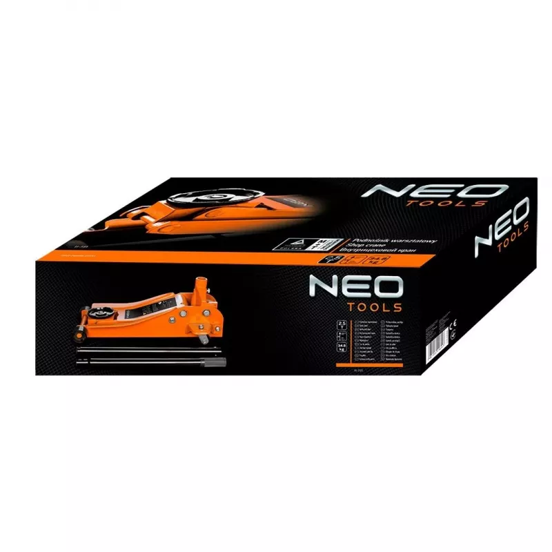 NEO TOOLS 11-731 Žemo profilio hidraulinis grindų keltuvas 2,5 t