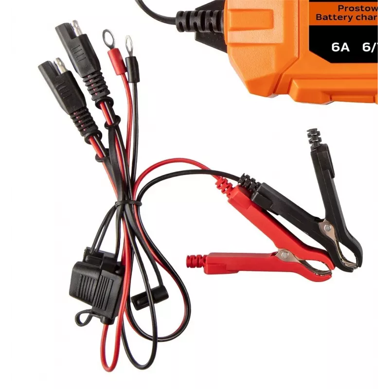 NEO Tools 11-892-1 Automobilio akumuliatoriaus įkroviklio krokodilo gnybtai, 15A, 12V/24V, pora