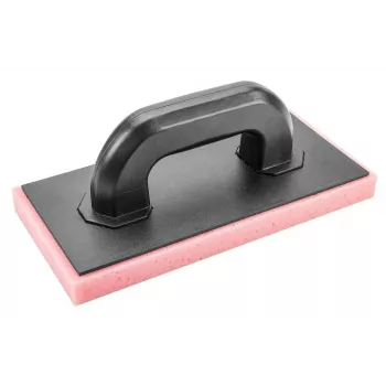 NEO Tools 50-254 Plytelėms klijų ir skiedinio glaistymo mentelė su ergonomiška rankena, 280 x 130 mm guminis pagrindas, juoda/oranžinė