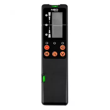 NEO TOOLS 75-151 Laser Beam Detector for Red Rotary Lasers with Dual LCD and Rod Clamp