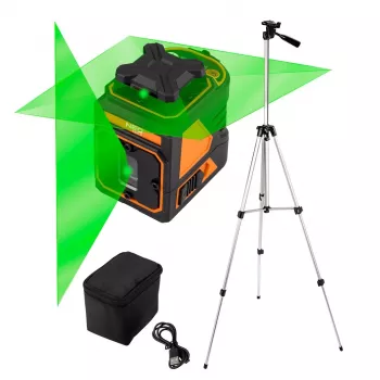 NEO TOOLS 75-160 30m 5-Line Red Laser Level with 1.5m Tripod and Case