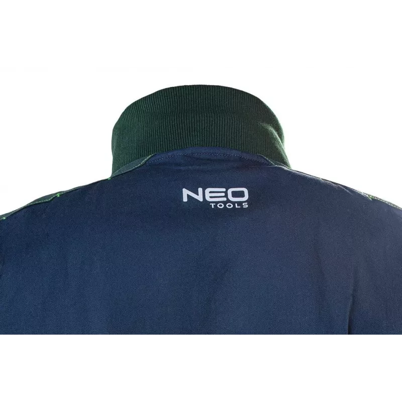 NEO TOOLS 81-216-XL darbo striukė, pilka/oranžinė, XL, 65% poliesteris 35% medvilnė, 267 g/m², CE EN ISO 13688