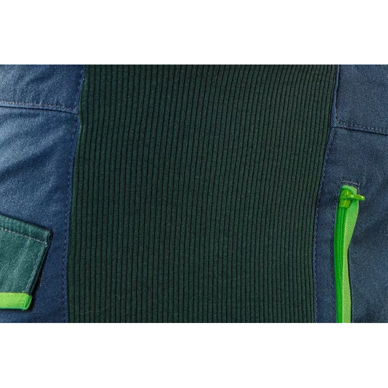 NEO Tools 81-246-XXXL darbo drabužiai - pilka/žalia, 65% poliesteris 35% medvilnė, 267 g/m², trigubai susiūti, CE sertifikuoti