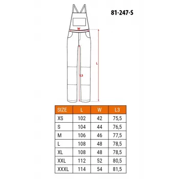 NEO TOOLS 81-247-S Darbo šortai, dydis S, pilki/juodi, 65% poliesteris 35% medvilnė, 267 g/m², daug kišenių, CE sertifikuoti
