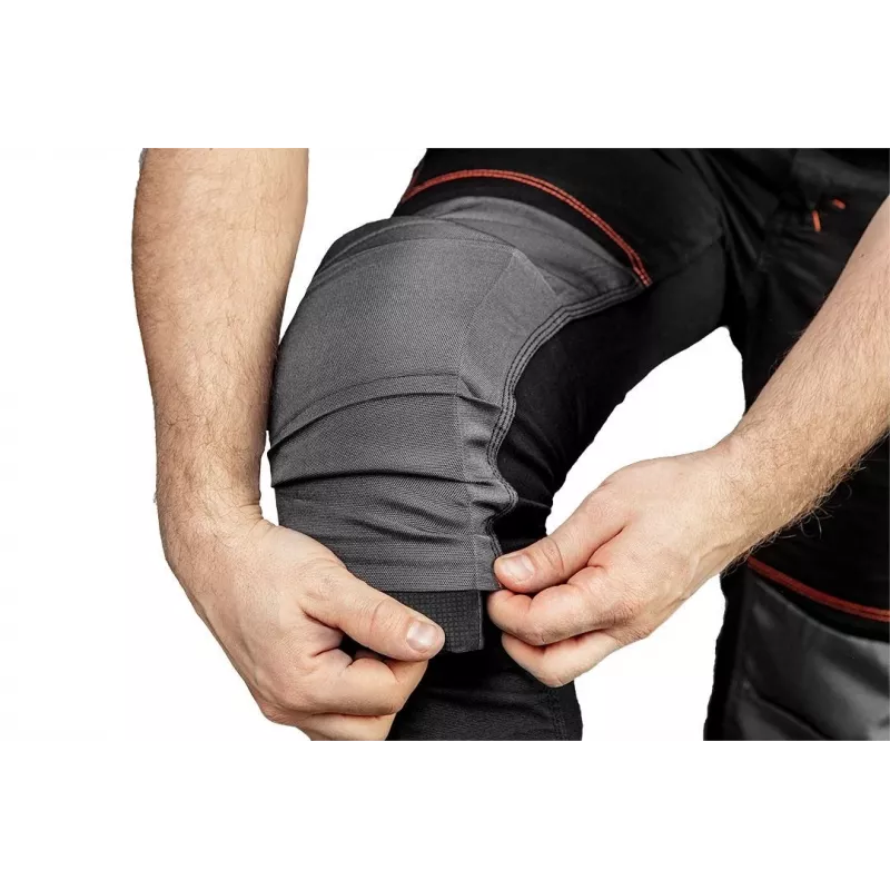 NEO TOOLS 81-258-XS unisex darbo marškinėliai XS pilkas melanžas 100% medvilnė OEKO-TEX