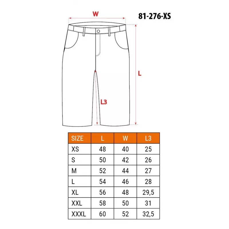 NEO Tools 81-276-XS apsauginiai darbo šortai, pilki/juodi, dydis XS, 10 kišenių, CE sertifikuoti