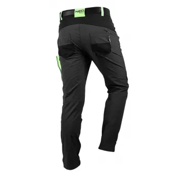 NEO Tools 81-290-M apsauginės darbo kelnės, juodos, M dydžio, 10 kišenių, EN ISO 13688