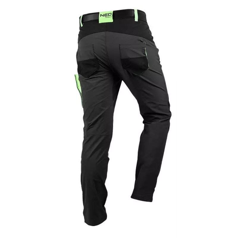 NEO Tools 81-290-M apsauginės darbo kelnės, juodos, M dydžio, 10 kišenių, EN ISO 13688