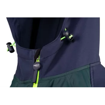 NEO TOOLS 81-559-XL Unisex darbo striukė, 100% medvilnė, pilka, 7 kišenės, CE sertifikuota
