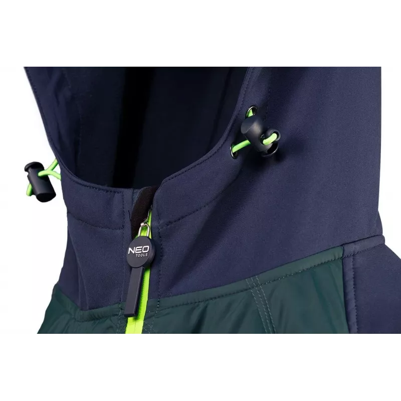 NEO TOOLS 81-559-XL Unisex darbo striukė, 100% medvilnė, pilka, 7 kišenės, CE sertifikuota