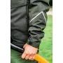NEO Tools 81-573-XXL Softshell darbo striukė Juoda/Pilka su oranžiniais akcentais, atspari vandeniui, kvėpuojanti, nuimamas gobtuvas, atspindintys elementai, unisex