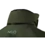 NEO TOOLS 81-573-XXXL vyriška žieminė darbo striukė juoda/pilka, vandeniui ir vėjui atspari, su atsegamu gobtuvu, EN ISO 13688