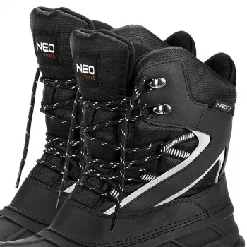 NEO TOOLS 82-139-43 S1P SRC apsauginiai bateliai su plieniniu pirštu, 43 dydis, juoda/pilka