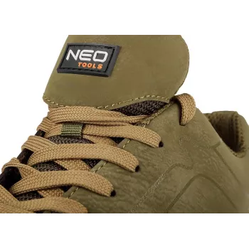 NEO TOOLS 82-741-40 Apsauginė avalynė S1P SRC su plieniniu piršto gaubtu ir vidpadžiu, 40 dydis, juoda/pilka
