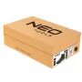 NEO TOOLS 82-751-40 S1P SRC Apsauginiai batai su plieniniu pirštu ir antipradūrimo padu, zomšinė oda, juoda/pilka, 40 dydis