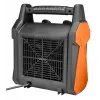NEO Tools 90-061 Elektrinis oro šildytuvas 3000W, 2 šildymo režimai, ventiliatoriaus režimas, reguliuojamas termostatas, apsauga nuo perkaitimo, juoda/oranžinė