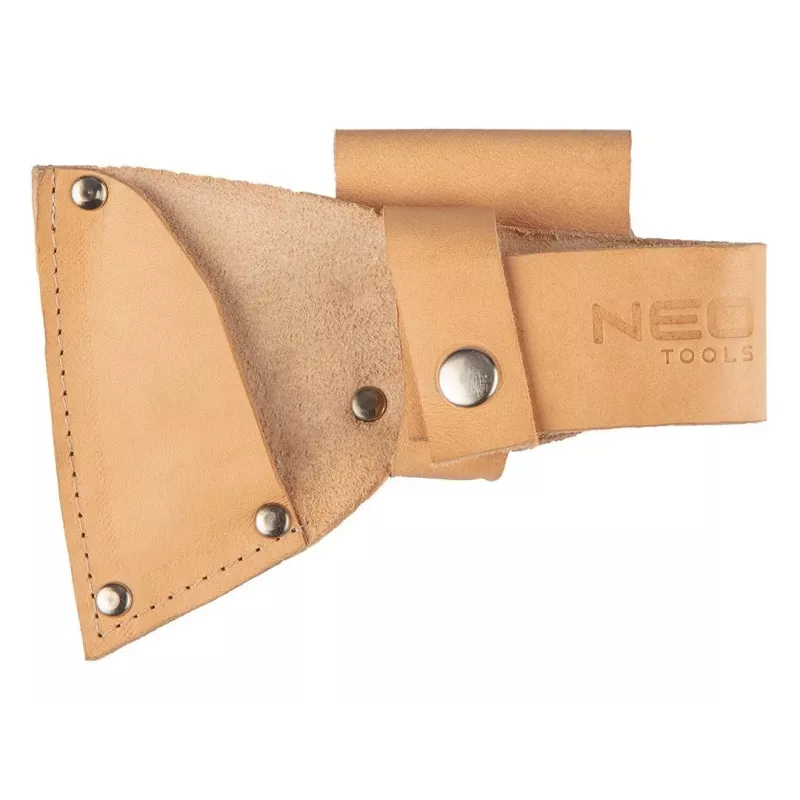 NEO TOOLS Bushcraft kirvis su makštimi 400g | Kaltas didelio anglies plieno, hikorio rankena