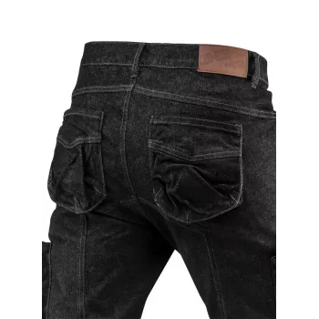 NEO TOOLS DENIM 5 kišenių darbo kelnės, juodos, dydis S
