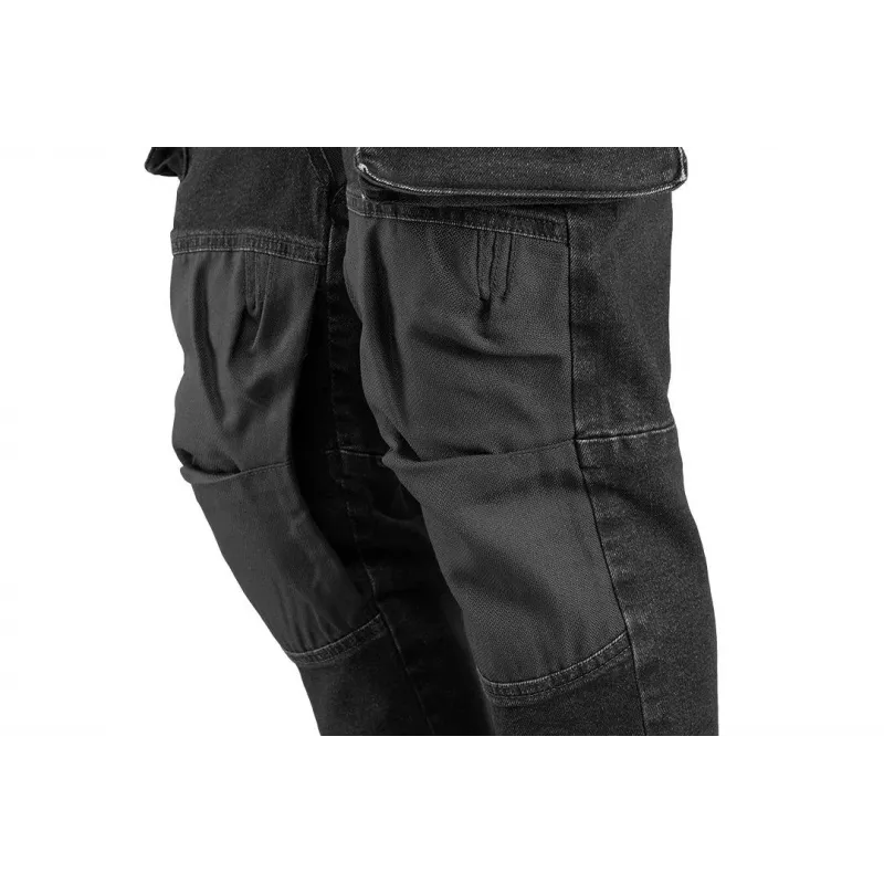 NEO TOOLS DENIM Darbo kelnės, juodos, L dydžio