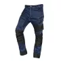 NEO TOOLS DENIM Darbo kelnės su Oxford armuotais intarpais, tamsiai mėlynos, XS dydžio