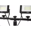 NEO TOOLS Dvigubas prožektorius 2x50W SMD LED 8500lm 230V ant trikojo 1,8m