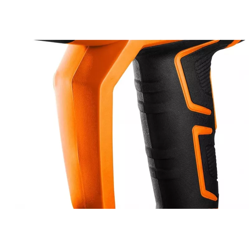 NEO TOOLS karšto oro pistoletas 2000W su LCD ekranu, 50°C ir 70-600°C, 4 antgaliai, grandiklis, nešiojimo dėklas