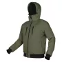 NEO TOOLS Šilta striukė su gobtuvu OUTDOOR, žalia, M dydis