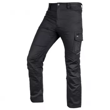 NEO TOOLS Mix&Match drobinės darbo kelnės, juodos, dydis M