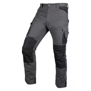 NEO TOOLS Mix&Match Darbinės kelnės su Cordura sutvirtinimais, pilkai juodos, XXXL dydis
