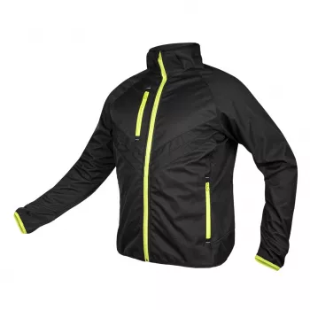 NEO TOOLS Mix&Match Softshell Striukė Juoda/Geltona Dydis M - Vėjui Atspari, Vandeniui Atspari Darbo Striukė