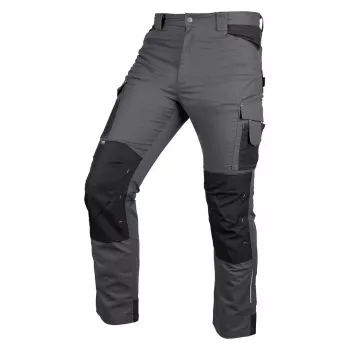 NEO TOOLS Mix&Match darbo kelnės drobinės su Cordura sutvirtinimais pilkos/juodos S