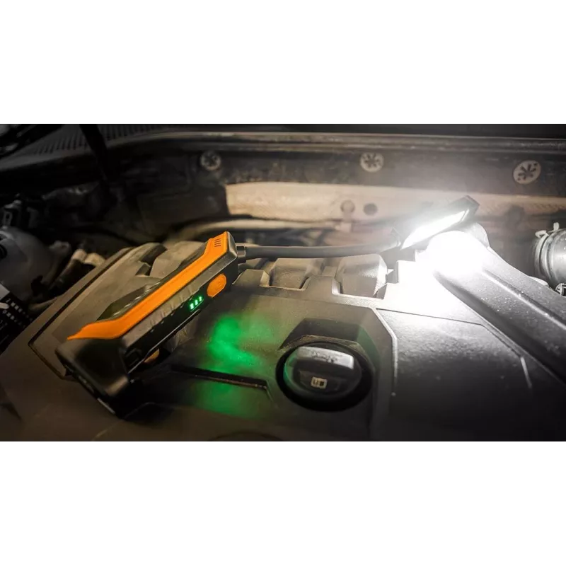 NEO TOOLS Įkraunamas apšvietimo žibintas 400 lm COB + prožektorius 99-102